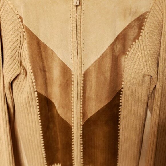 Designers Origionals Patchwork Leather cardigan - Picture 3 of 6